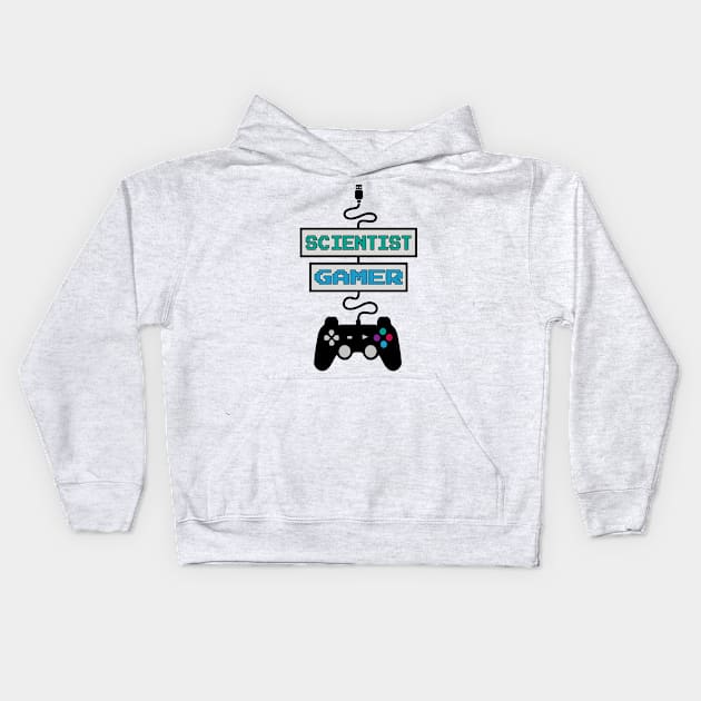 Scientist Gamer Kids Hoodie by jeric020290